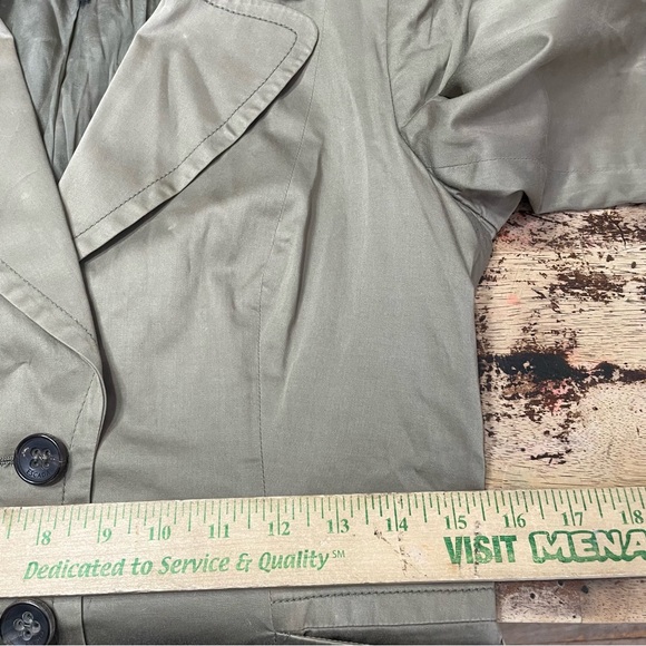 Escada Vintage Olive Green Blazer Size‎ 36 - Picture 10 of 15